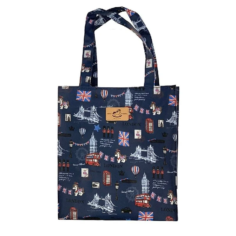 Hot Deals Blue London Large Tote Flash Sale On Designer Bags