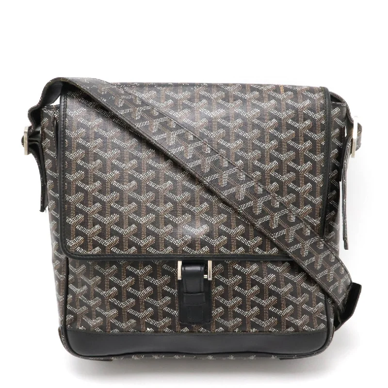 Flash Sale Goyard Grand Bleu MM Coated Canvas Leather Shoulder Bag Trendy Purses At Unbeatable Discounts