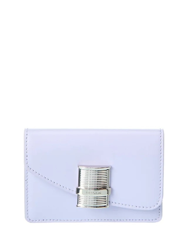 Ferragamo Fiamma Leather Card Holder