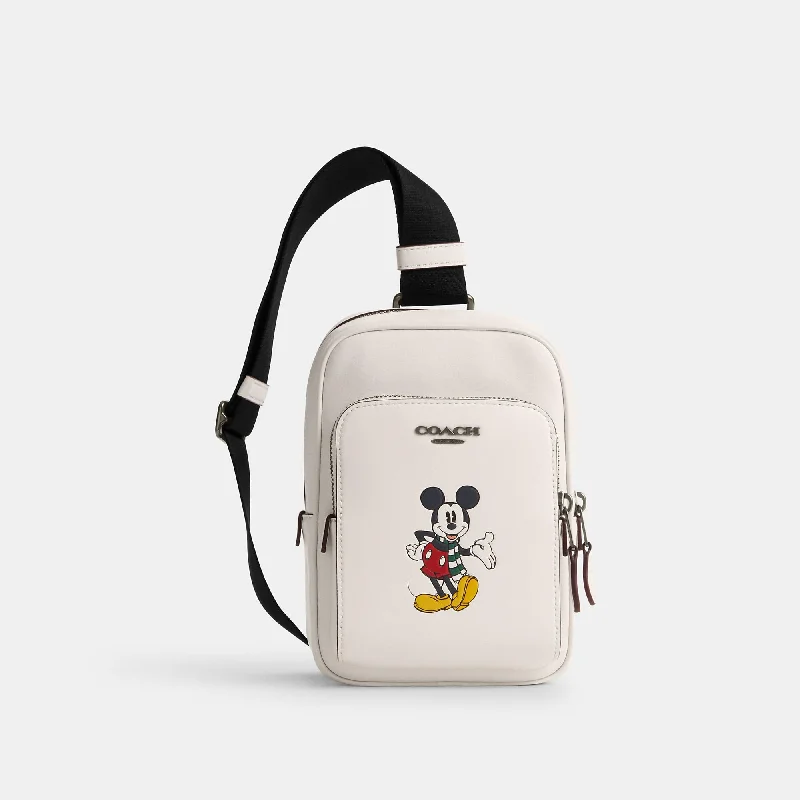 Coach Outlet Disney X Coach Track Pack 14 With Mickey Mouse