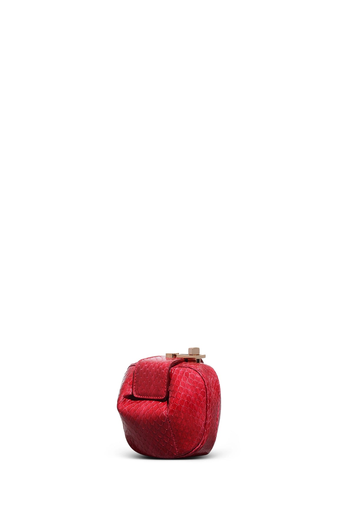 Rafaela Coin Purse in Red Snakeskin