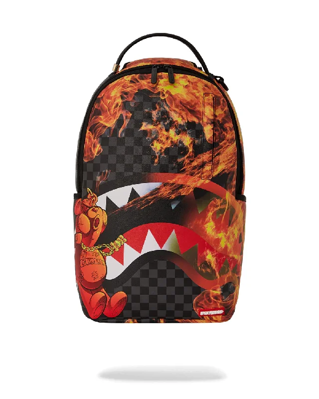 Sprayground Backpack FIRE MAN DLXSV BACKPACK