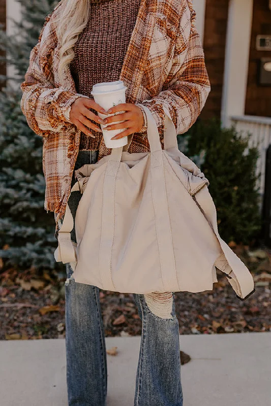 Rise And Grind Backpack In Birch