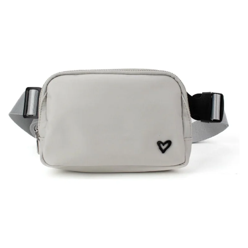 Dixie Nylon Belt/Crossbody Bag - Grey Mist