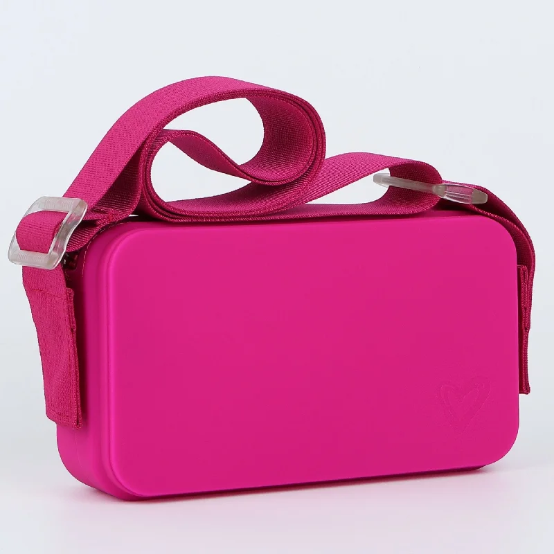 NEW: Keswick Silicone Crossbody Bag - Hot Pink