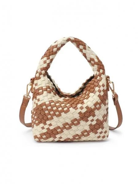 Whitling Woven Crossbody Brown