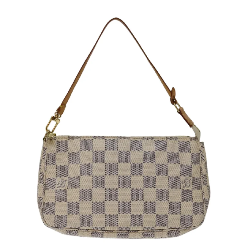 Louis Vuitton Pochette Accessoire  Canvas Clutch Bag (Pre-Owned)