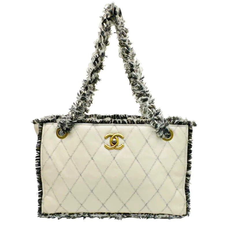 Chanel Coco Mark  Leather Tote Bag (Pre-Owned) Statement Handbags At Unbeatable Discounts