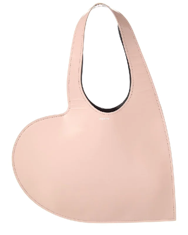 Coperni Heart Shape Leather Tote Premium Quality Bags, Budget Prices
