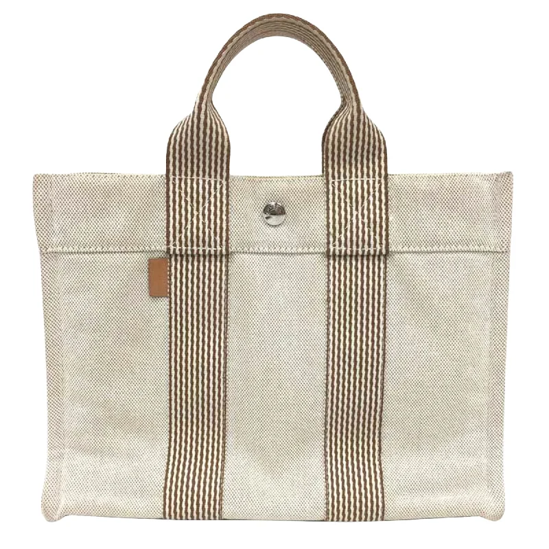 Hermès Fourre Tout  Canvas Tote Bag (Pre-Owned) High-Fashion Handbags At Reduced Costs