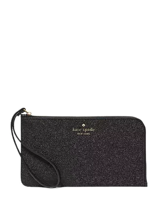 Black Friday And Cyber Monday Bag Deals Kate Spade New York Lucy Glitter Medium L-Zip Wristlet Trendy Bags, Huge Savings Black Friday And Cyber Monday Bag Deals Kate Spade New York Lucy Glitter Medium L-Zip Wristlet Trendy Bags, Huge Savings