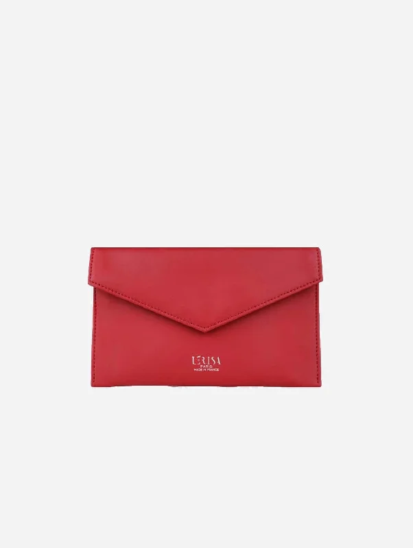 Arbane Vegan Grape Leather Pouch | Red