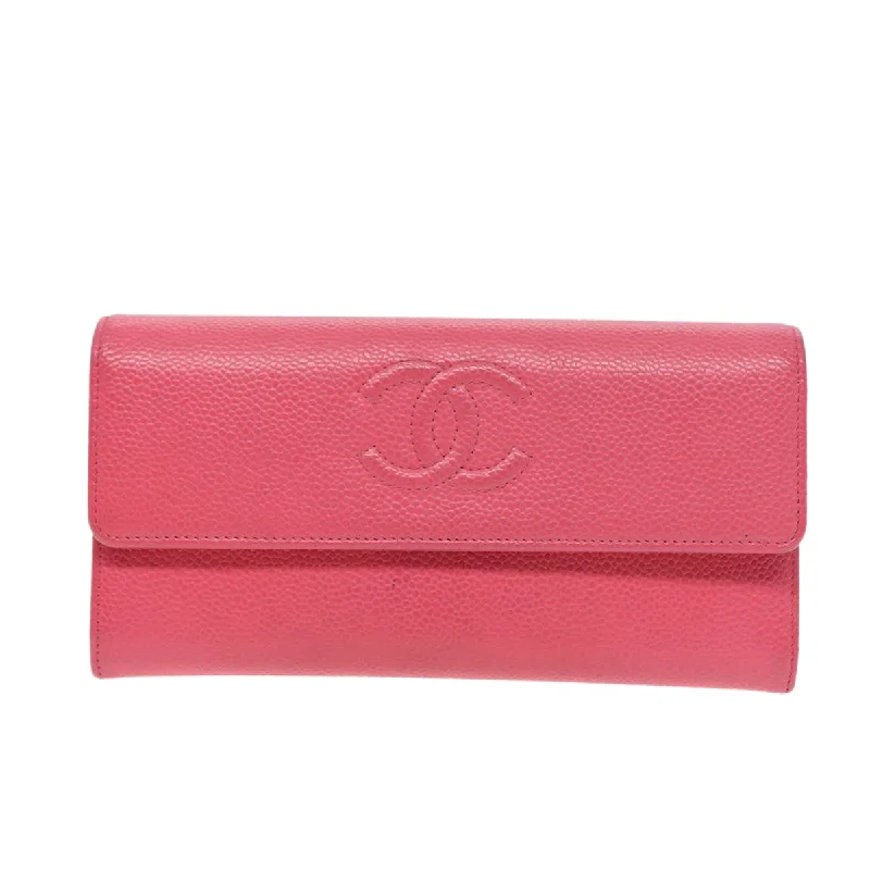 Chanel Logo Cc  Leather Wallet  (Pre-Owned)