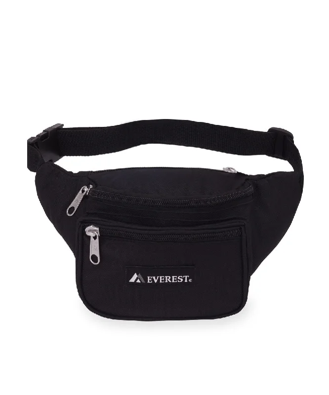 Everest Signature Standard Waist Pack in Black