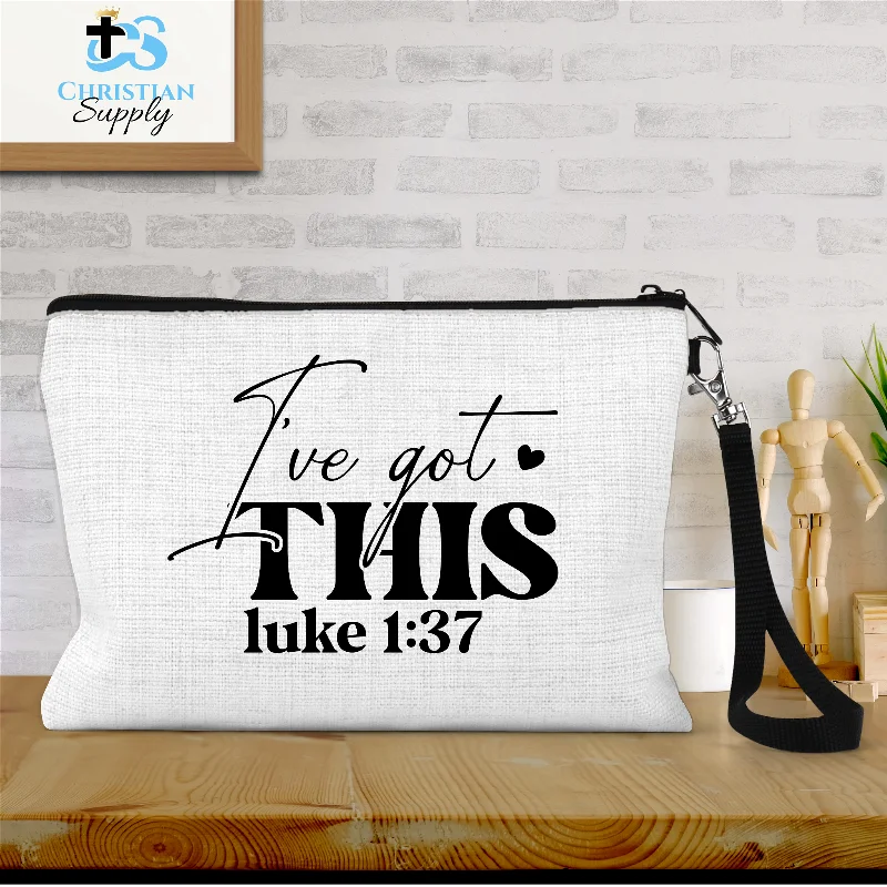 I've Got This Luke 1:37 Wristlet