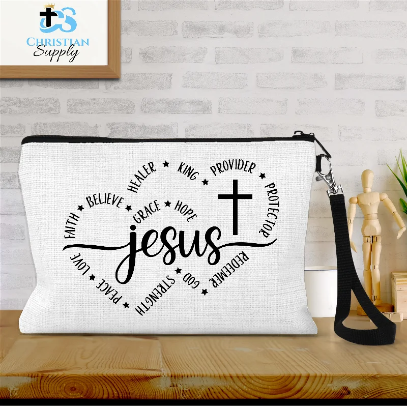 Jesus Hearts Wristlet