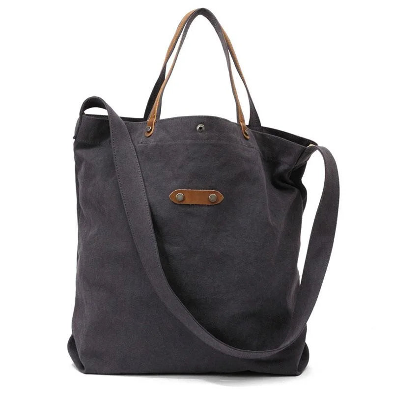 Mens Waxed Canvas Handbags Canvas Tote Bag Canvas Shoulder Bag for Men