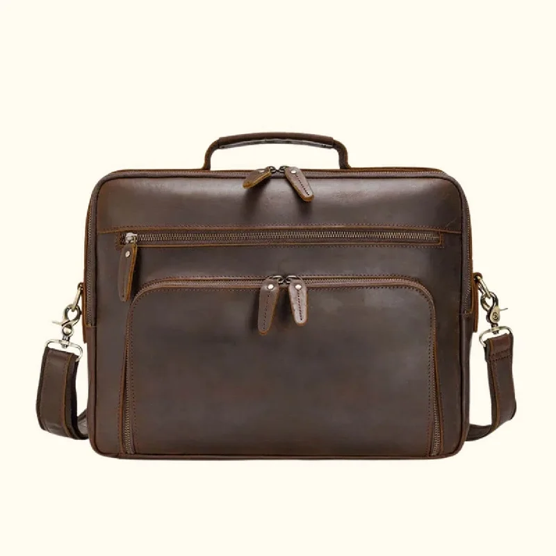 The Cody – Leather Messenger Briefcase