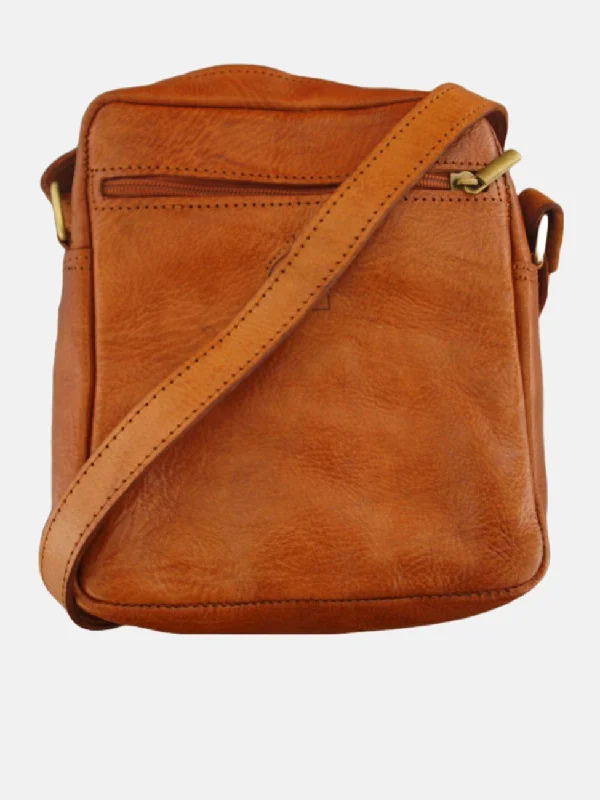 The Martil Small Messenger Bag in Tan