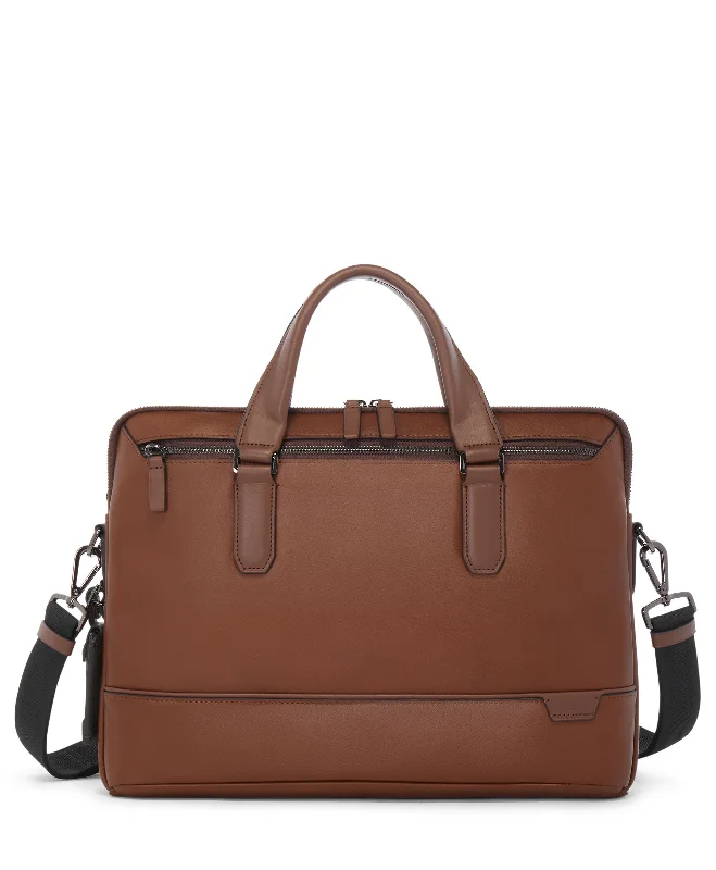 Tumi Harrison Sycamore Slim Brief - Leather