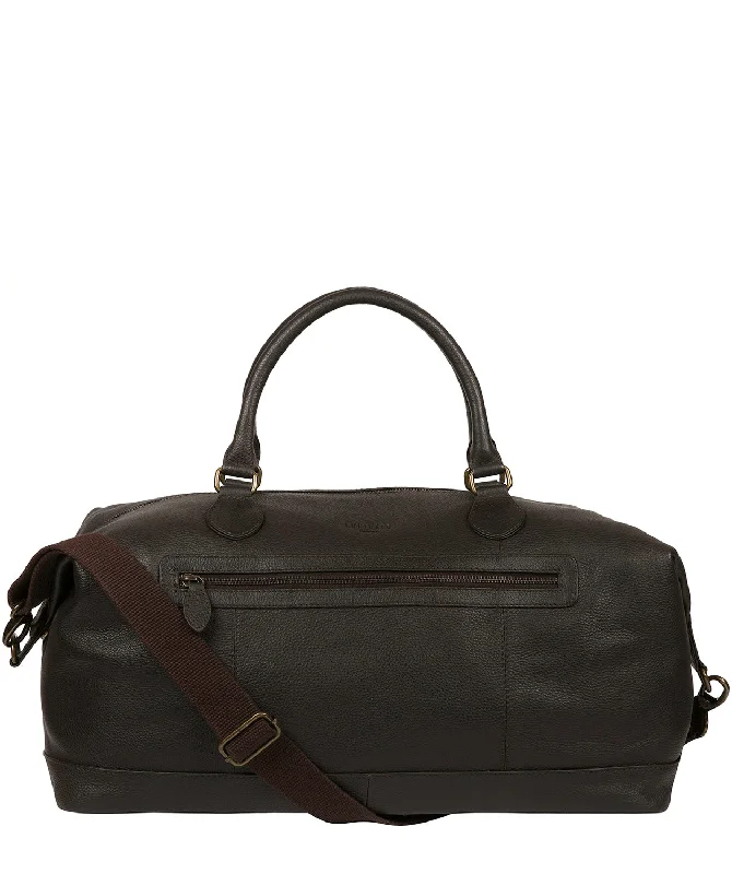 'Harbour' Brown Leather Holdall Affordable Elegance, Grab Yours Now