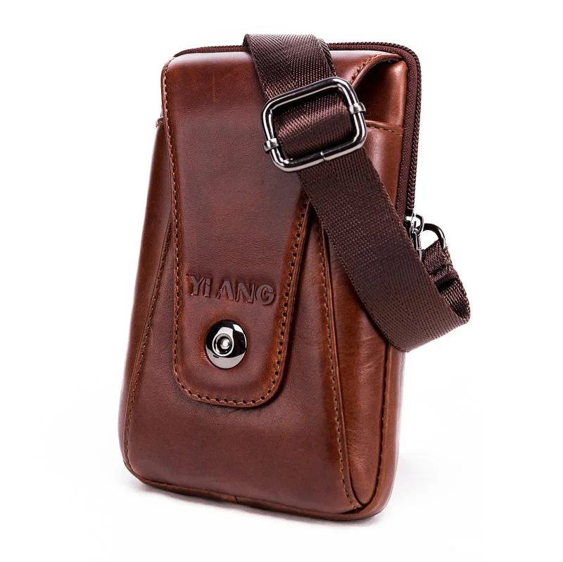 Leather Belt Phone Bag