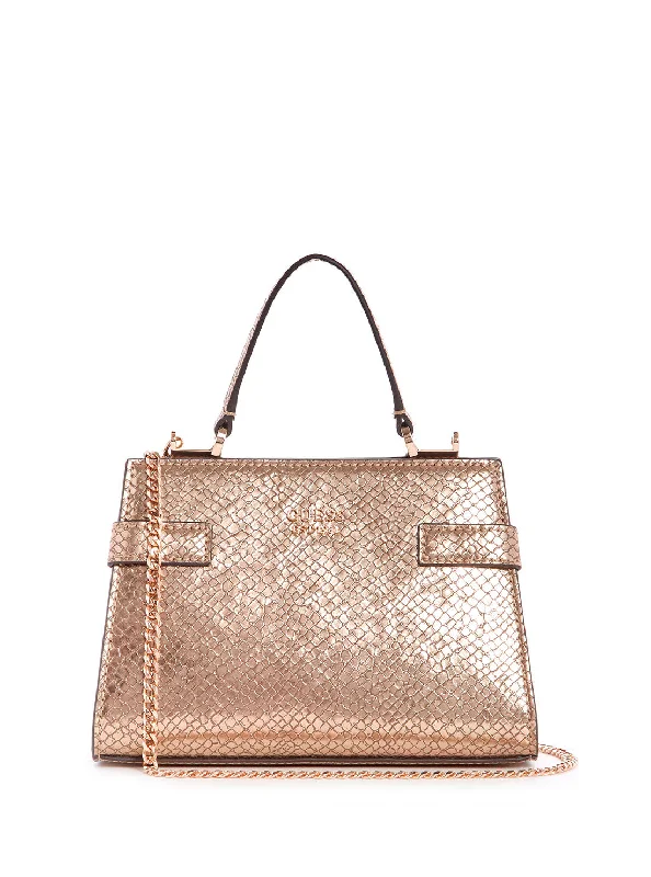 Rose Gold Moxie Mini Satchel Bag Must-Have Bags At Irresistible Discounts