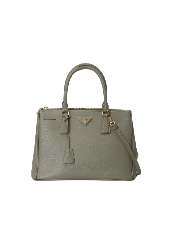 SAFFIANO LUX DOUBLE ZIP GALLERIA